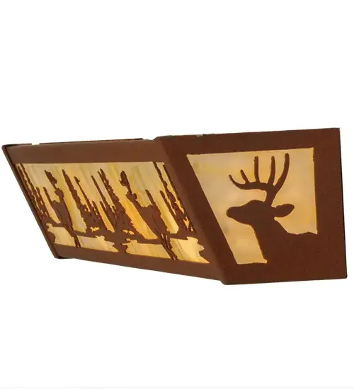 The Meyda Tiffany - Deer At Lake by Meyda Lighting - Image 8