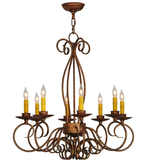 26" Wide Elisha 8 Light Chandelier