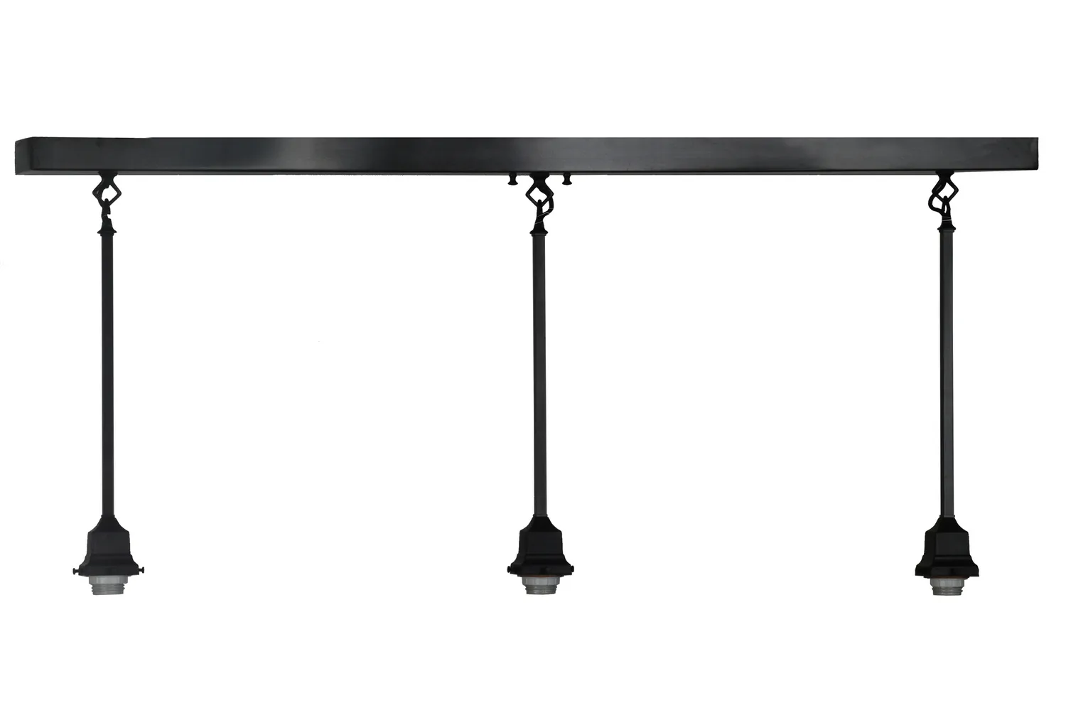 Bottini Three Light Ceiling Pan in Craftsman Brown