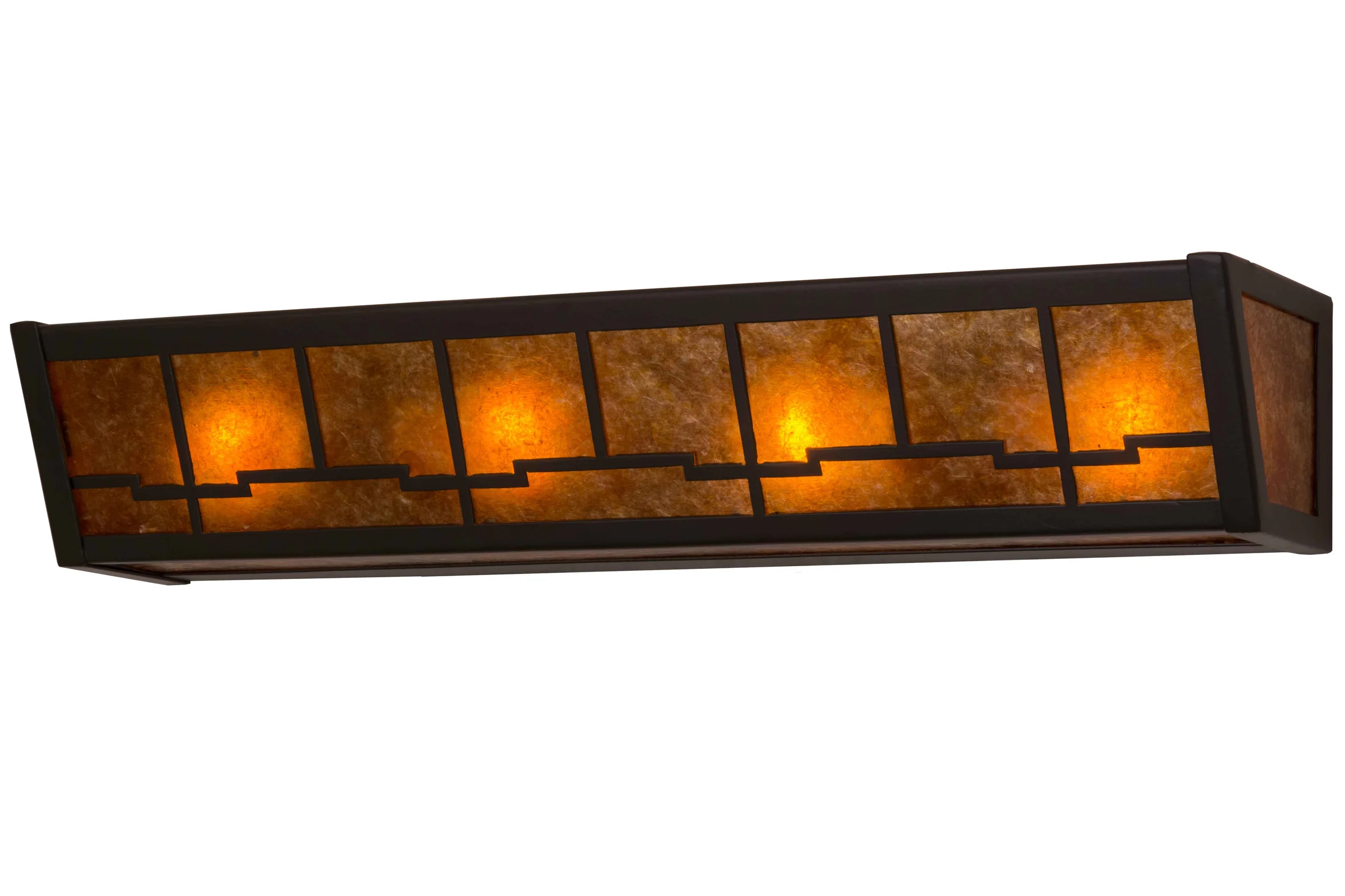 Bungalow Four Light Vanity in Timeless Bronze