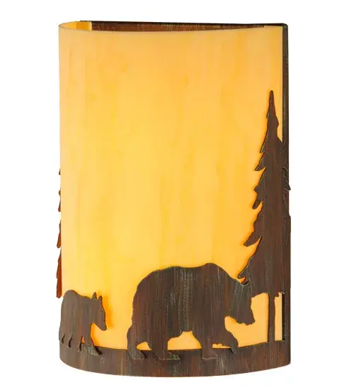 The Pine Tree and Bear by Meyda Lighting - Image 1