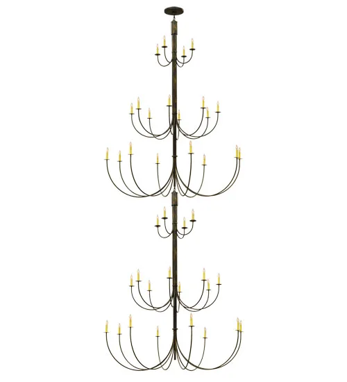 78" Wide Cheal 40 Light Double Chandelier
