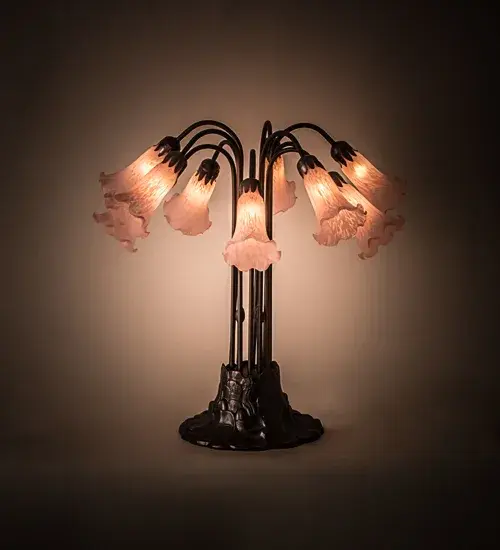 The Pink Pond Lily by Meyda Lighting - Image 1