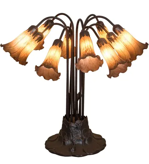 The Amber Pond Lily by Meyda Lighting - Image 2