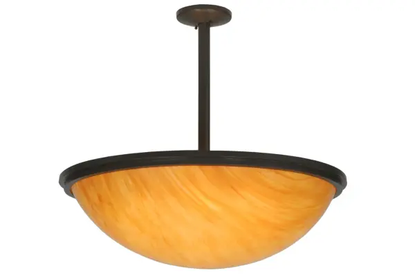 A stunning transitional look. Designed with a stunning Ambra Siena Idalight diffuser enhanced with handsome Timeless Bronze finished hardware. Perfect for ambient illumination in living rooms, lobbies, conference rooms and other residential and commercial spaces. Hand Made in the USA. Custom styles, sizes and designs available. Energy efficient lamping options offered. UL and cUL listed for dry and damp locations. Collection: Commerce Finish: Timeless Bronze Glass: Ambra Siena Idalight Width: 36.00" Height: 33.00" Length: 36.00" Weight: 25.00 lb Extension from Wall: 5.50" Number of Bulbs: 6 Maximum Wattage: 100.00 W Bulb Type: A19 Bulb Base: E26 Material: Steel Country of Origin: USA Safety Listing: Damp Safety Rating: Damp