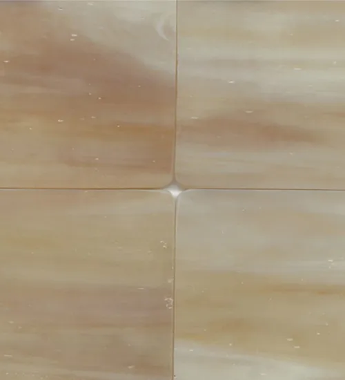 Stained Glass Beige Ripple Swatch