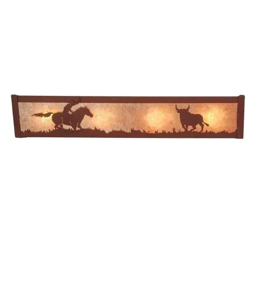 The Meyda Tiffany - Cowboy & Steer by Meyda Lighting - Image 5