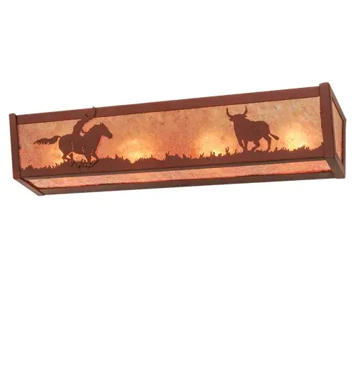 The Meyda Tiffany - Cowboy & Steer by Meyda Lighting - Image 6