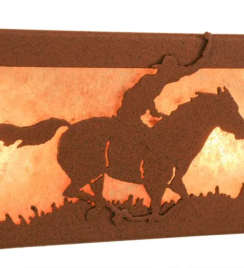 The Meyda Tiffany - Cowboy & Steer by Meyda Lighting - Image 8