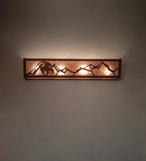 24" Wide Trails End Vanity Light