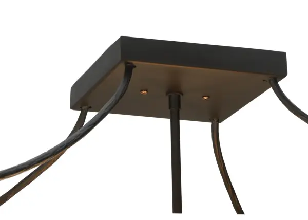 Every Meyda Tiffany item is a unique handcrafted work of art. Natural variations in the wide array of materials that we use to create each Meyda product make every item a masterpiece of its own. Photographs are a general representation of the product. Colors and designs will vary. Collection: Fulton Finish: Oil Rubbed Bronze Glass: Iridescent Width: 36.00" Height: 18.00" Length: 36.00" Weight: 4.00 lb Extension from Wall: 11.50" Number of Bulbs: 4 Maximum Wattage: 60.00 W Bulb Type: A19 Bulb Base: E26 Material: Steel Country of Origin: USA Safety Listing: Damp Safety Rating: Damp