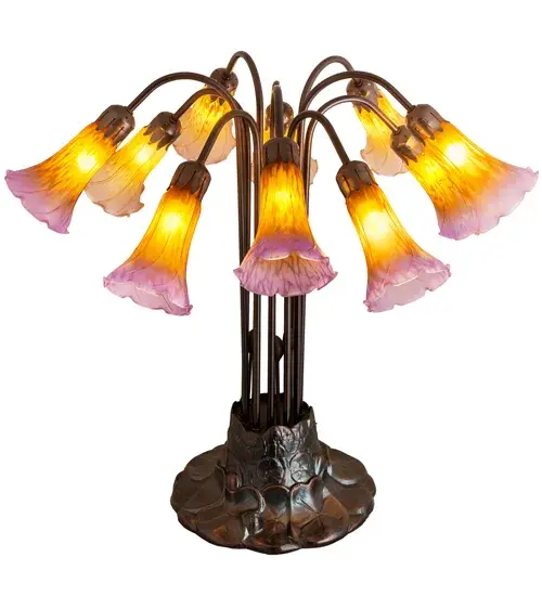 The Amber/Purple Pond Lily by Meyda Lighting - Image 2