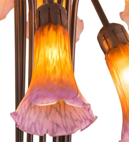 The Amber/Purple Pond Lily by Meyda Lighting - Image 4