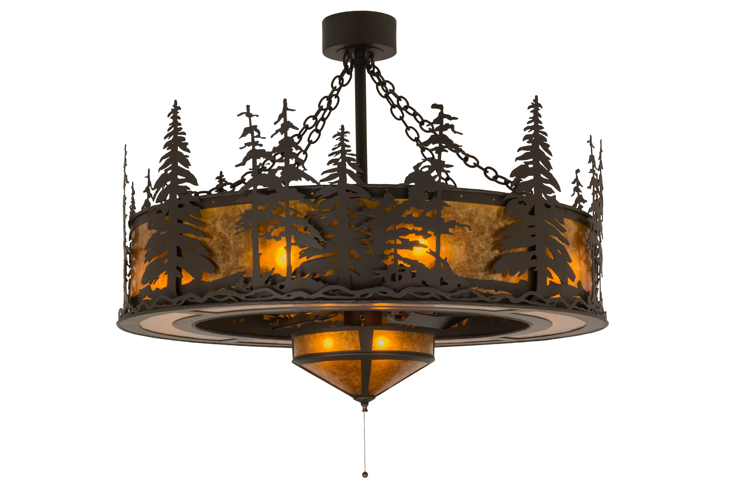 Tall Pines 11 Light Chandel-Air in Oil Rubbed Bronze Oiled Bronze