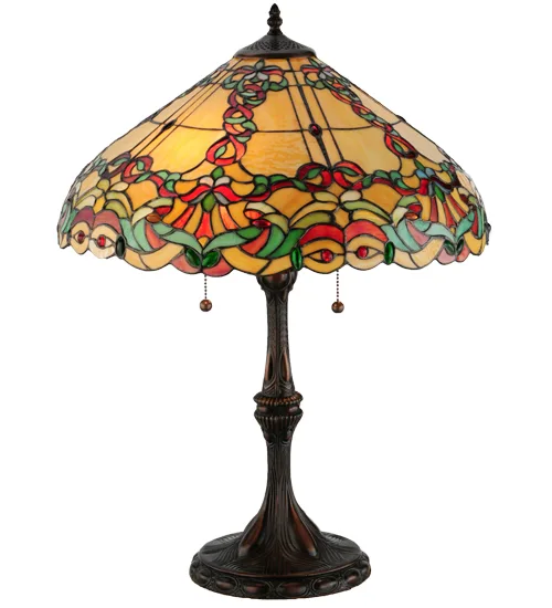 25"H Baroque Vine Table Lamp