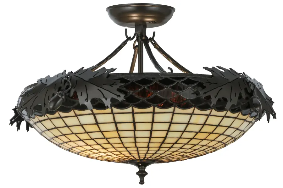 The Meyda Tiffany - Greenbriar Oak by Meyda Lighting - Image 1