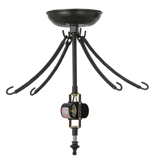 Visually impressive as branches of an Oak tree, this art glass shade delights with Multi toned Autumn Beige art glass and a Bark Brown Granite Textured Glass Crown sprouting Oak Leaves and Acorn metal hardware featured in a Timeless Bronze finish. The glass shade is 18 inches wide and the leaf accents are hand-formed from metal to extend to the outside edge, for a the total fixture width of 22 inches. The nature inspired hardware is custom crafted by artisans at the foothills of the Adirondack Mountains, and the shade was created using the famous Meyda copperfoil construction method. This fixture is available in custom sizes, styles, colors and dimmable energy efficient lamping. UL and cUL listed for dry and damp locations. Collection: Greenbriar Oak Finish: Timeless Bronze Glass: Stained Glass Width: 22.00" Height: 13.00" Length: 22.00" Weight: 9.50 lb Number of Bulbs: 2 Maximum Wattage: 60.00 W Bulb Type: A19 Bulb Base: E26 Material: Metal Country of Origin: USA Safety Listing: Damp Safety Rating: Damp - alternate view