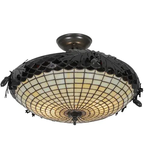 The Meyda Tiffany - Greenbriar Oak by Meyda Lighting - Image 7