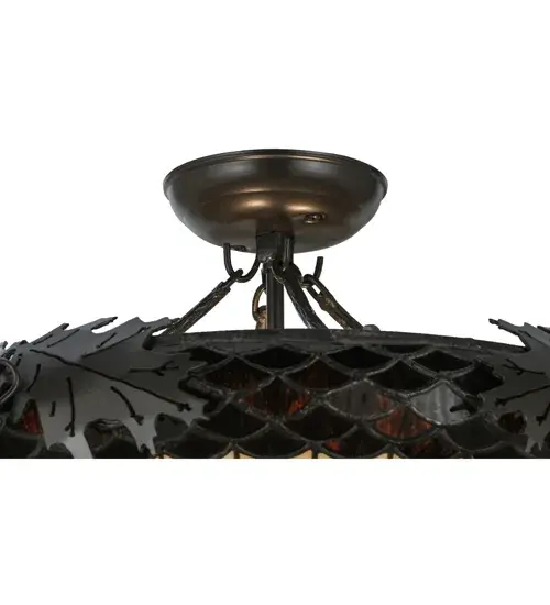 The Meyda Tiffany - Greenbriar Oak by Meyda Lighting - Image 10
