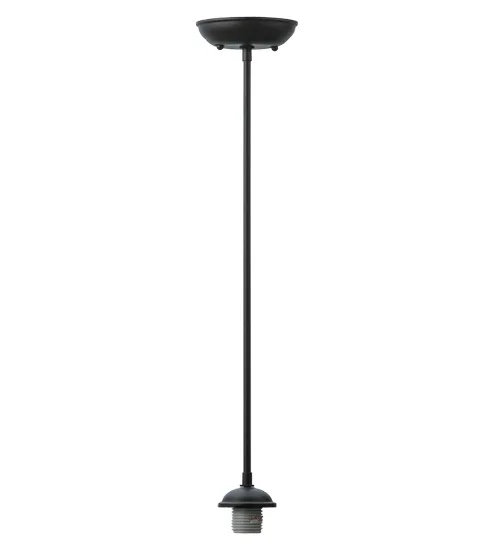 Hickory Treasures One Light Pendant Hardware in Wrought Iron