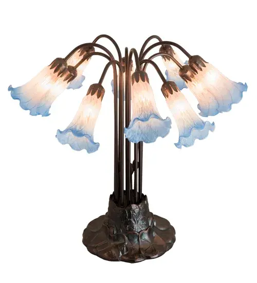 The Pink/Blue Pond Lily by Meyda Lighting - Image 2