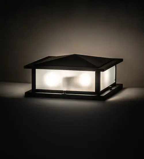 Constructed of Solid Brass; this lighting fixture is handcrafted for durability and longevity; resisting rust and corrosion; making it ideal for both exterior and interior applications. A stunning Craftsman design statement is captured with a dramatic Mission-style profile. The Clear Frosted Glass diffuser is enhanced with a frame and hardware finished in Craftsman Brown. The fixture mounts to square columns and posts in timber homes; modern farmhouses; and other spaces. The Seneca Prime Pier Mount is included in our American-made; American- designed; handcrafted Craftsman Signature Series and manufactured in Yorkville; New York. UL and cUL listed for dry; damp; and wet locations. Our Build Your Own Craftsman Signature Series features unlimited combinations of styles. The collection is called Build Your Own because it is fully configurable and customizable from size and design to finish and lens color. Marine-grade; solid brass; or copper raw materials are used to ensure that items from the Craftsman Signature Series of outdoor and indoor lighting will stand the test of time; as these premium metals are impervious to most forms of oxidation. Hand-applied Patina finishes on brass and copper are sealed with a clear varnish and; over time; may require gentle maintenance; such as wax; to delay or reverse the natural living finish attributes indicative of this finishing process. Patina finishes on brass and copper provide strong resistance to fading from sun exposure; will not chip or crack; and will not rust like a steel-framed item in the same conditions. Choose from a variety of style options; or send us your concept today! Call today to learn how to use our configuration tool available on our website to generate an item number instantly.