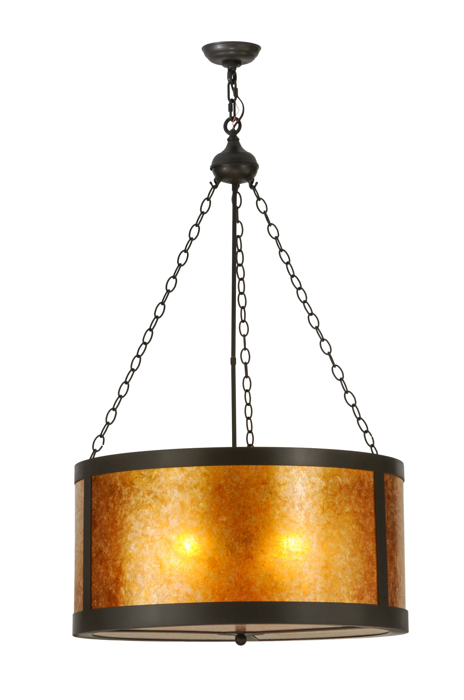 28"W Smythe Craftsman Inverted Pendant