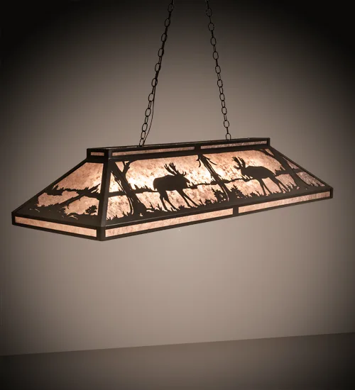 61" Long Moose at Lake Oblong Pendant