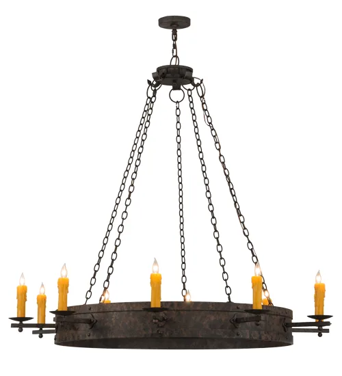 60"W Parnella 10 LT Chandelier