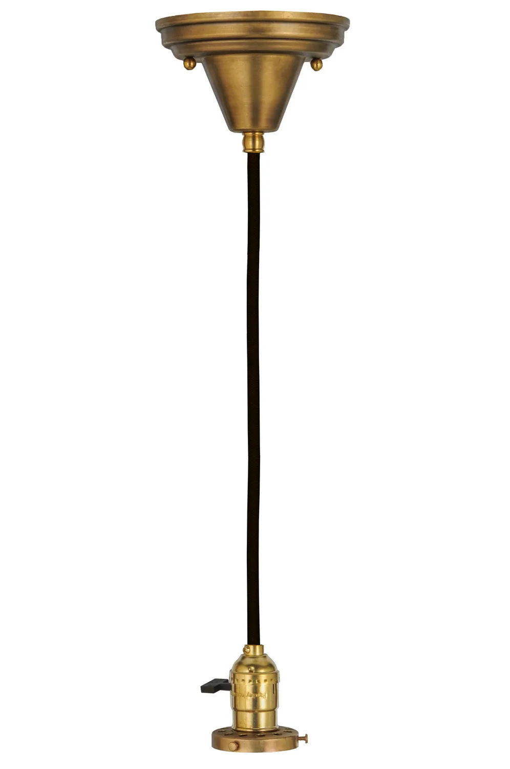 Star One Light Pendant Hardware in Natural Brass