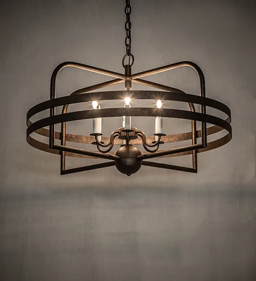 32" Wide Aldari 6 LT Chandelier