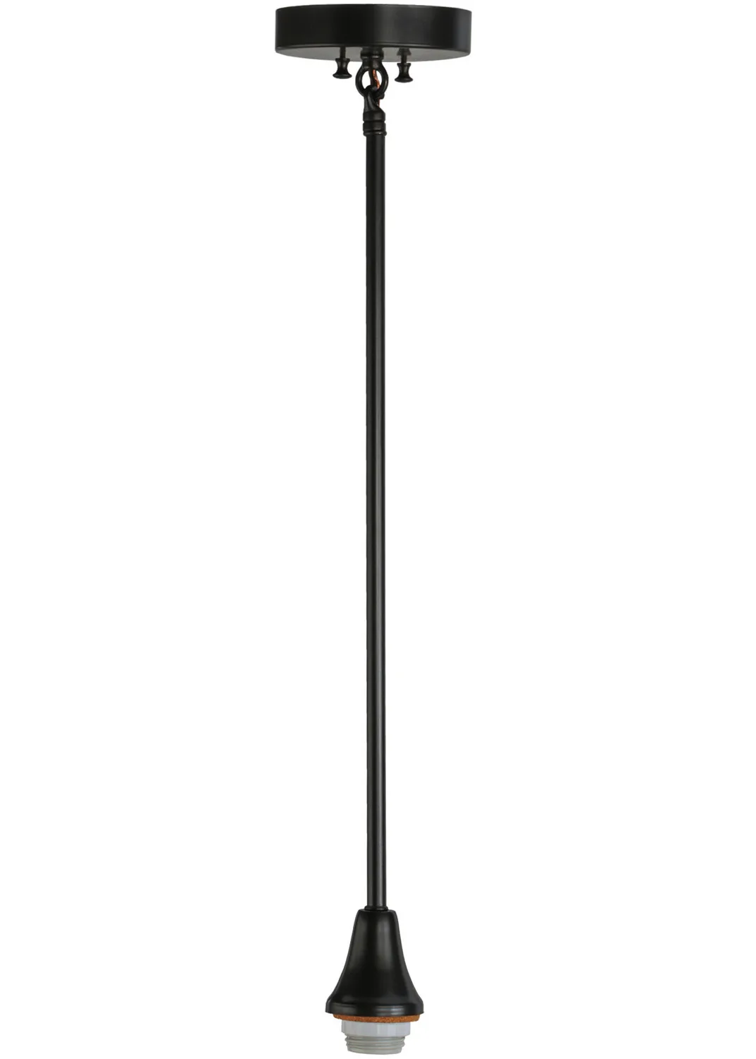 Kiska One Light Pendant Hardware in Craftsman Brown