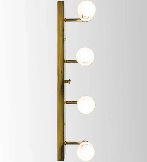 36" Long Revival Oyster Bay Goblet 4 Light Vanity Light - Image 6