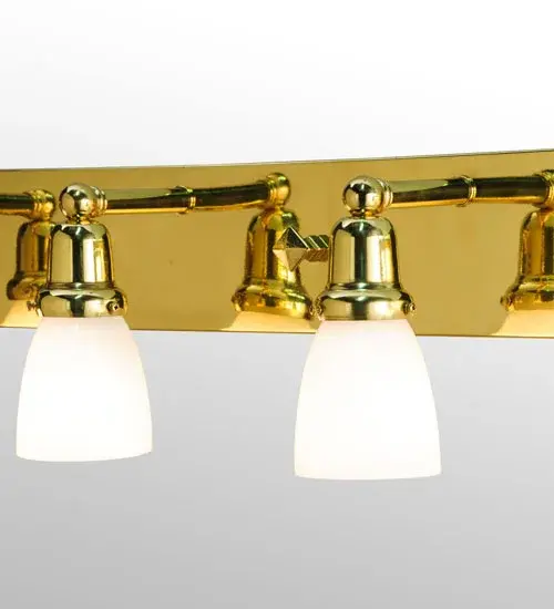 36" Long Revival Oyster Bay Goblet 4 Light Vanity Light - Image 8