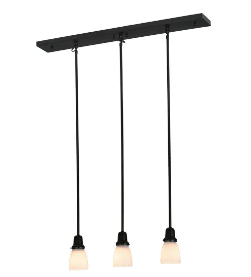 36"L Revival Oyster Bay Goblet 3 LT Island Pendant