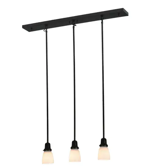 36"L Revival Oyster Bay Goblet 3 LT Island Pendant - Image 1