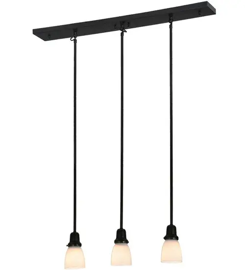 36"L Revival Oyster Bay Goblet 3 LT Island Pendant - Image 3