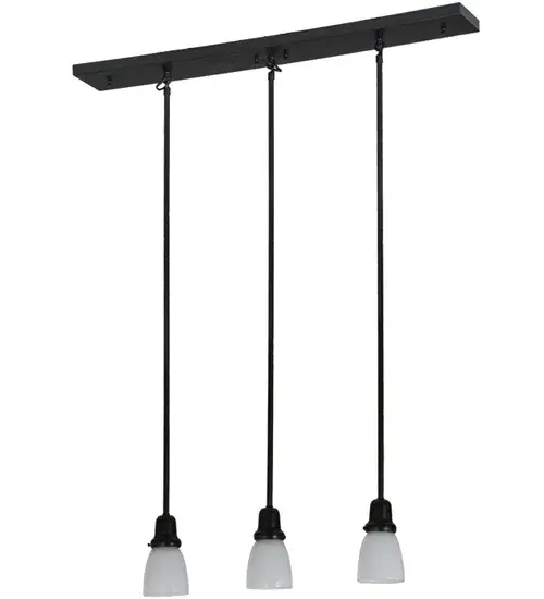 36"L Revival Oyster Bay Goblet 3 LT Island Pendant - Image 4