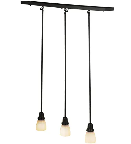 36"L Revival Oyster Bay Goblet 3 LT Island Pendant - Image 5