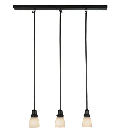 36"L Revival Oyster Bay Goblet 3 LT Island Pendant - Image 6