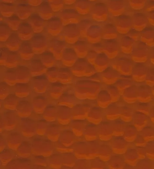 Stained Glass Amber Hammered Cathedral Swatch