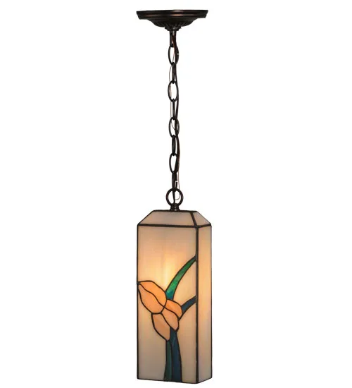 5" Wide Iris Mini Pendant