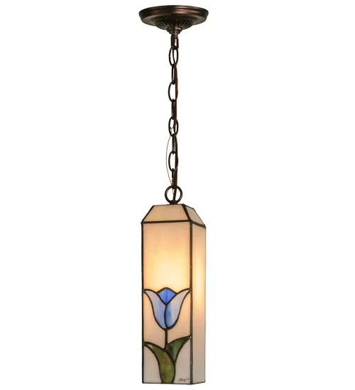 4"Sq Tulip Mini Pendant