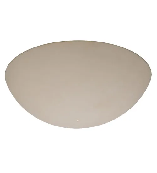 32"W X 10"H X 1/8"TK Bowl White Acrylic Shade