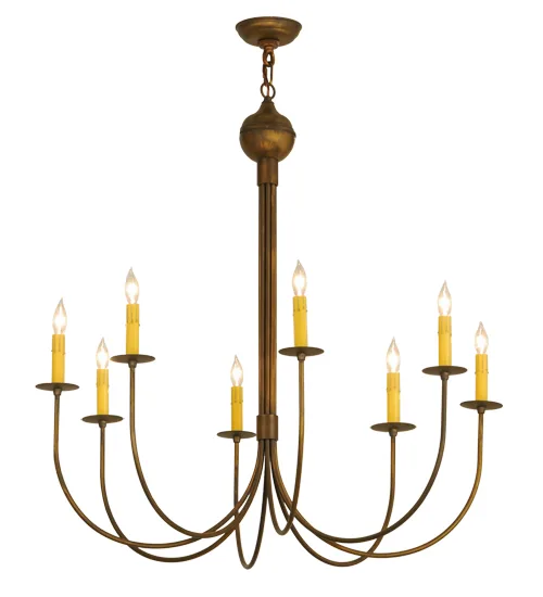 36"W Cheal 8 LT Chandelier