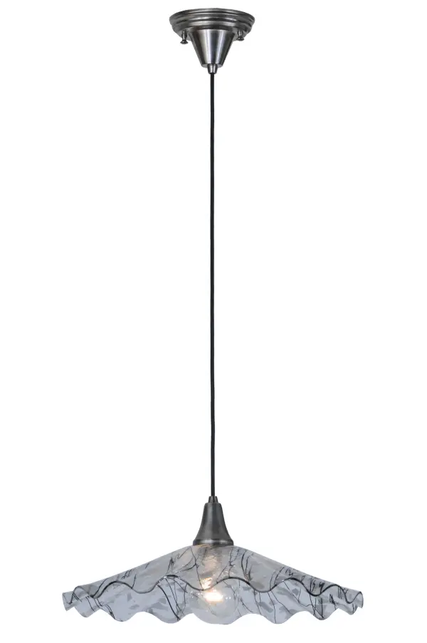 An eclectic lighting design that complements a wide range of interior decor; Galatia offers scalloped Branches art glass for a unique look. The hardware is featured in a stunning Brushed Nickel finish. The fixture is handcrafted by Meyda artisans in our manufacturing facility in the USA. Custom colors; styles and sizes are available. Energy efficient lamping options are offered.