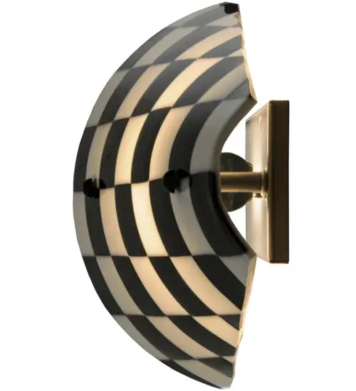 12"W My Brother Mario Fused Glass Wall Sconce - Image 7