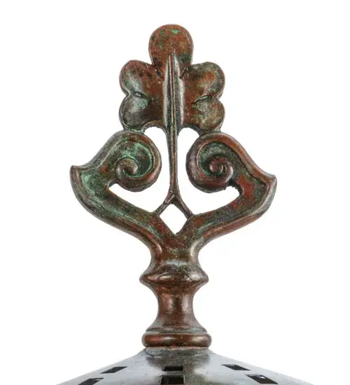 63"H Original Handel Peacock Floor Lamp - Image 7