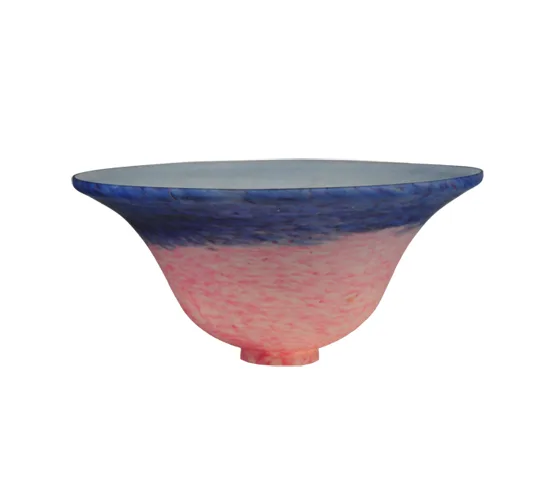 10" Wide Pate-de-Verre Bell Shade
