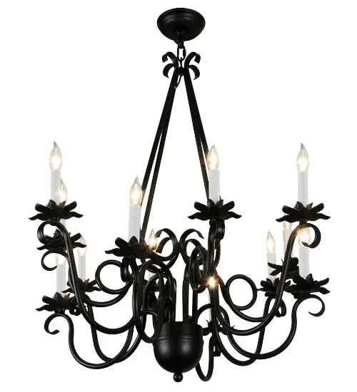 30" Wide Caleb 12 LT Chandelier - Image 6